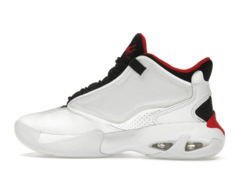 Jordan Max Aura 4 White Black University Red