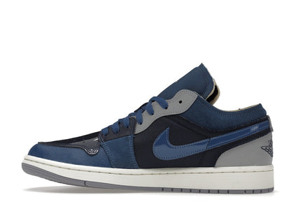 Jordan 1 Low SE Craft Obsidian French Blue Ashen Slate White