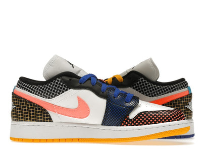 Jordan 1 Low MMD Multi-Color Grid (GS)