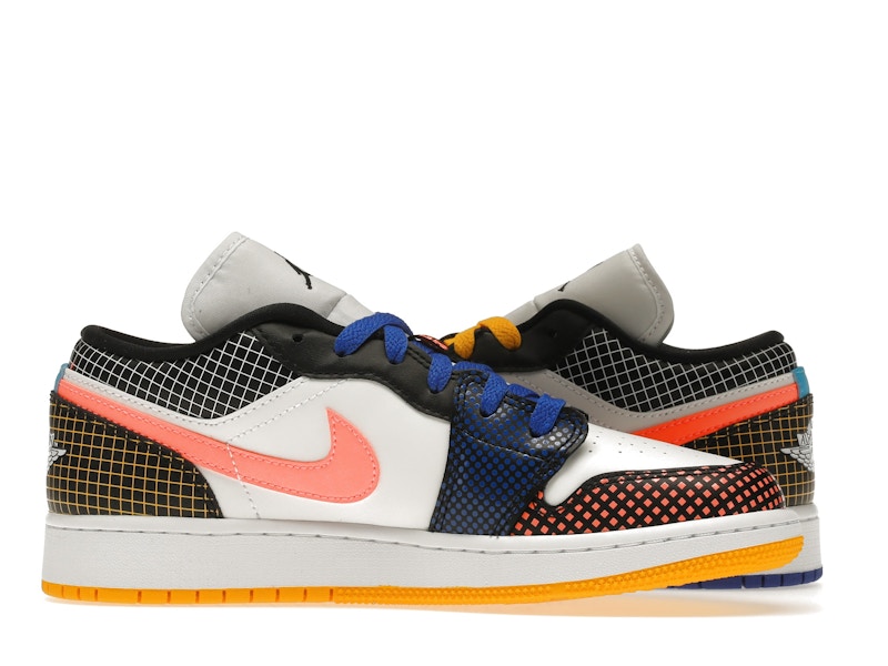 Jordan 1 Low MMD Multi-Color Grid (GS)