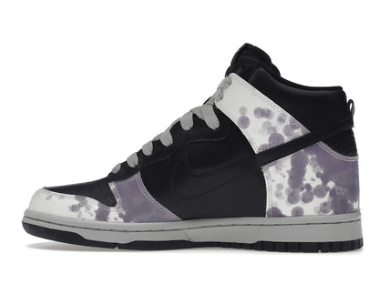 Nike Dunk High Splatter Black White Purple (Women's)