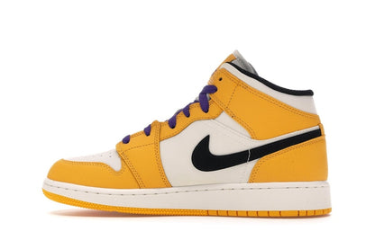 Jordan 1 Mid SE Lakers (GS)
