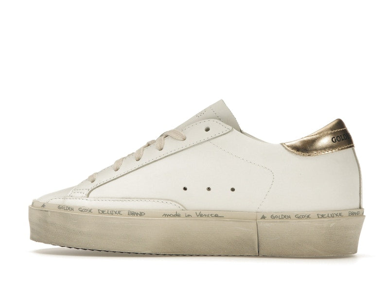 Golden Goose Hi Star White Glitter Gold (Women's)