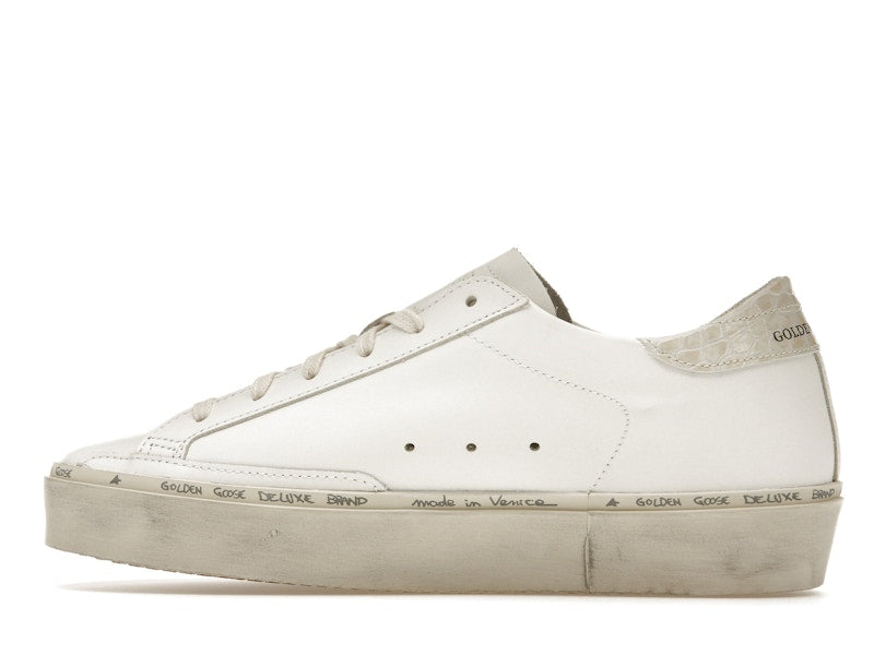Golden Goose Hi Star White Black Star (Women's)