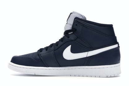 Jordan 1 Retro Mid Obsidian White
