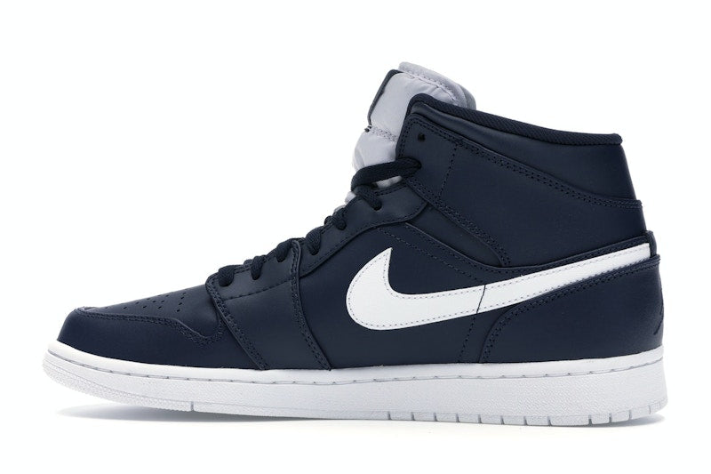 Jordan 1 Retro Mid Obsidian White