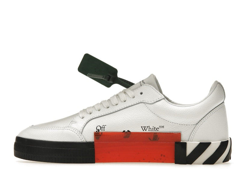 OFF-WHITE Vulc Low Leather White Black SS22