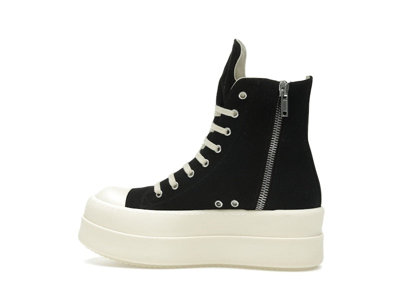 Rick Owens Hollywood DRKSHDW Double Bumper High Black Pearl Milk (Women's)
