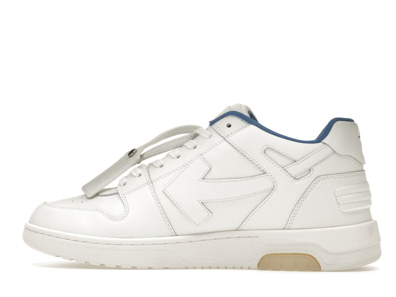 OFF-WHITE Out Of Office "OOO" Low Tops For Walking White White Dark Blue SS22