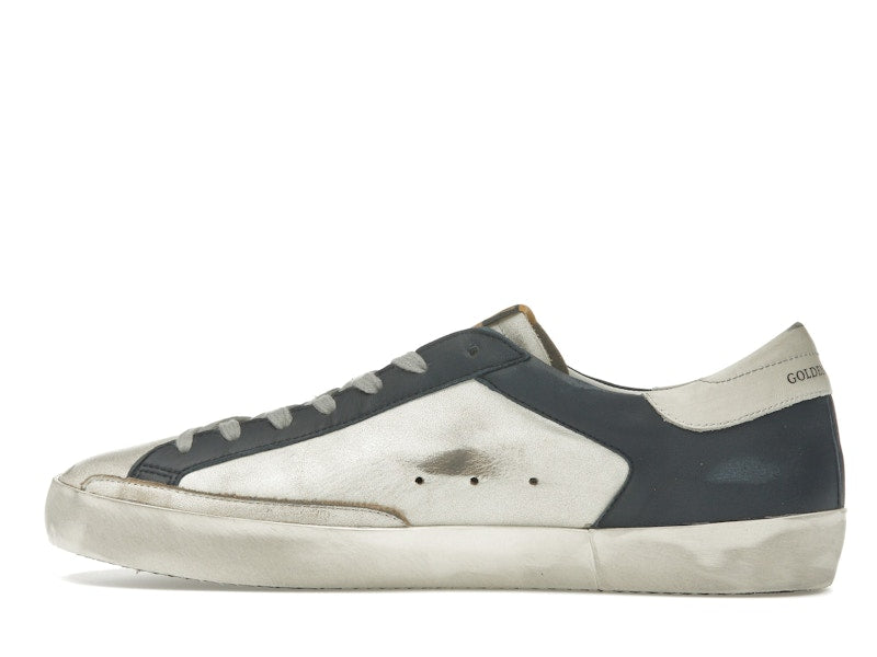 Golden Goose Super Star White Dark Blue Gun Metal