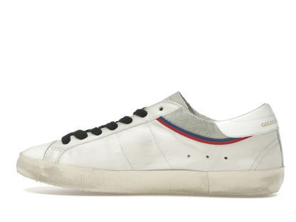 Golden Goose Super Star White Grey Red Blue