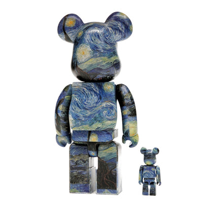 Bearbrick Vincent van Gogh The Starry Night 100% & 400% Set