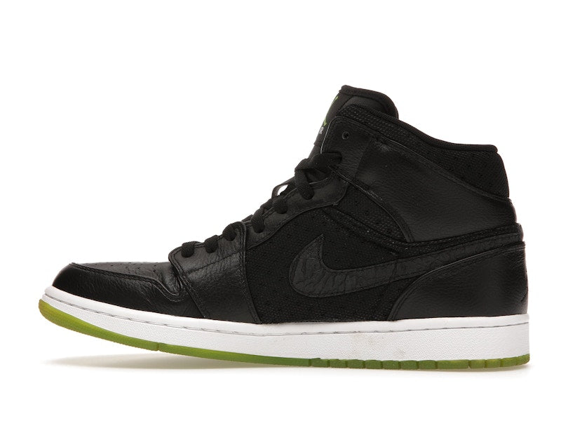 Jordan 1 Phat Black Action Green