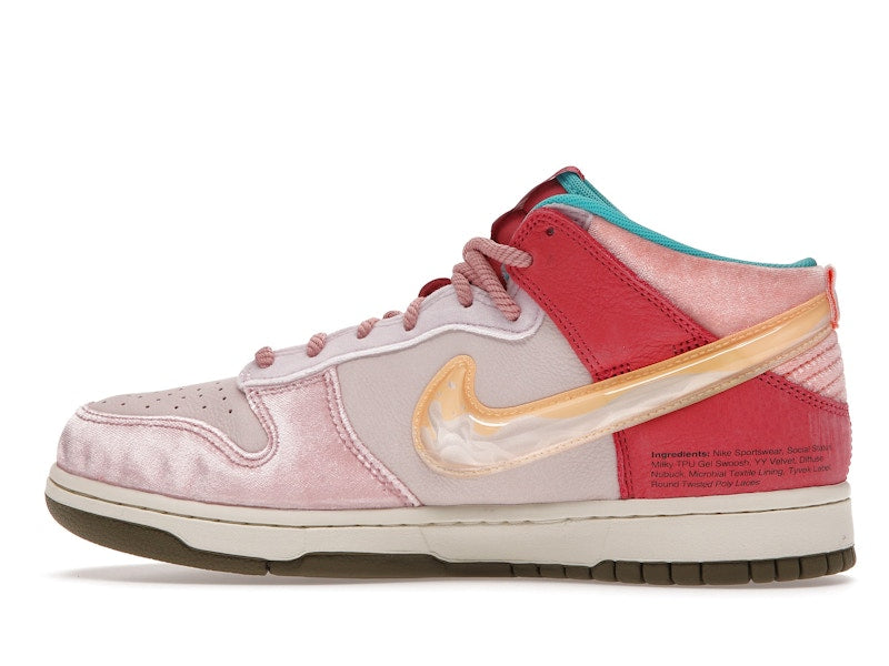 Nike Dunk Mid Social Status Free Lunch Strawberry Milk