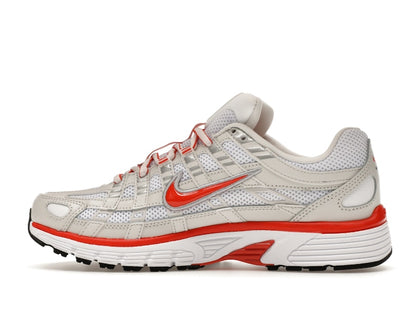 Nike P-6000 White Platinum Tint Black Picante Red (Women's)