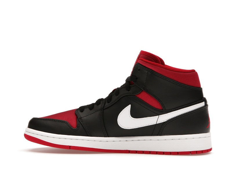 Jordan 1 Mid Black Gym Red White