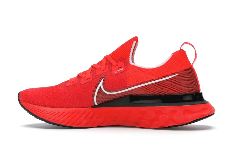 Nike React Infinity Run Flyknit Bright Crimson Black