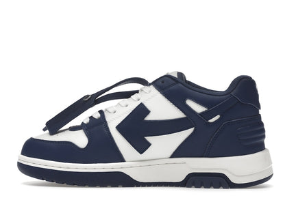 OFF-WHITE Out Of Office "OOO" Low Tops Dark Blue White