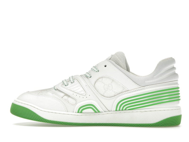 Gucci Basket Low White Demetra Green