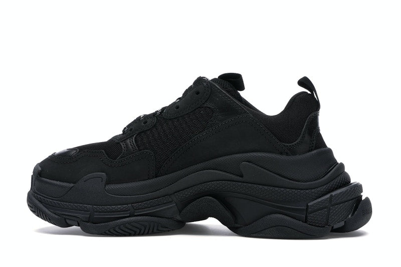 Balenciaga Triple S Triple Black (2018) Reissue Nondistressed (Women's)
