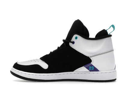 Jordan Fadeaway Black White Grape