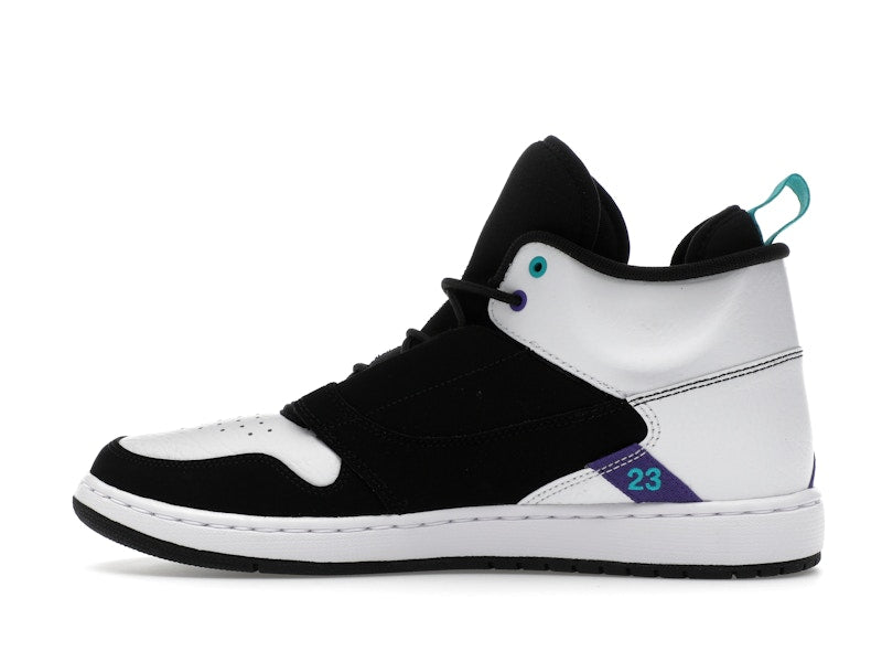 Jordan Fadeaway Black White Grape