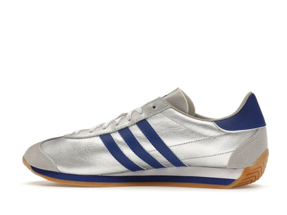 adidas Country OG Matte Silver Bright Blue Cloud White