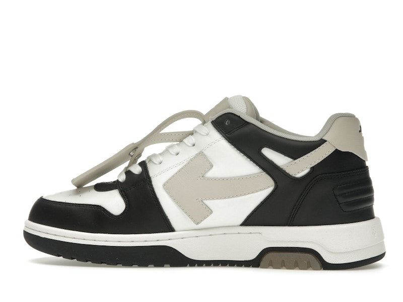 OFF-WHITE Out Of Office OOO Low Tops Black Beige