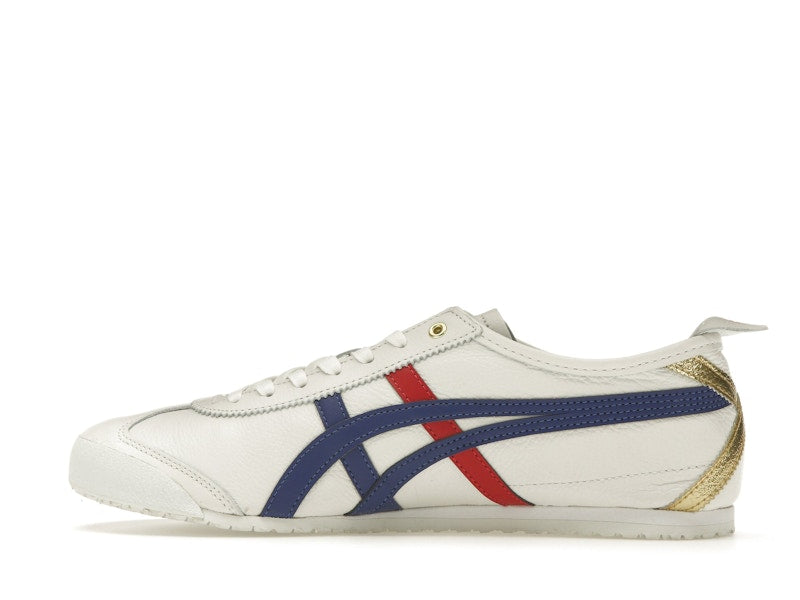 Onitsuka Tiger Mexico 66 White Blue Red Metallic Gold