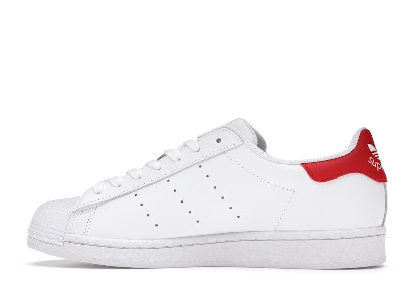 adidas Superstan White Scarlet