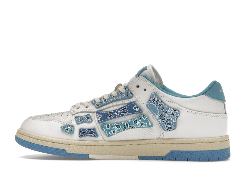 AMIRI Skel Top Low Bandana White Light Blue