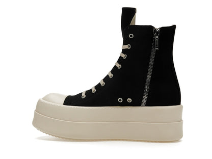 Rick Owens DRKSHDW Mega Bumper Sneaks Pentagram Black Pearl Milk