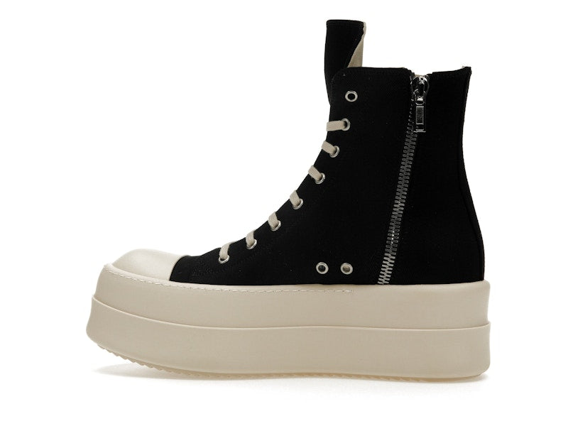 Rick Owens DRKSHDW Mega Bumper Sneaks Pentagram Black Pearl Milk