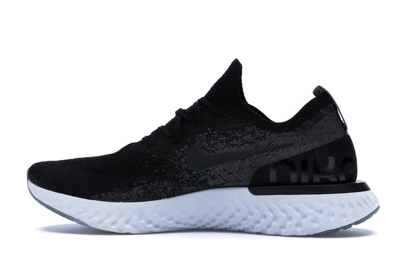 Nike Epic React Flyknit Black Dark Grey