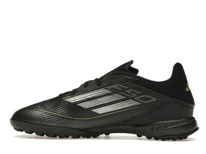 adidas F50 League Turf Core Black Iron Metallic Gold Metallic