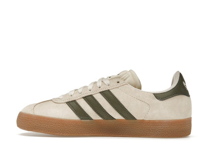 adidas Gazelle ADV Ecru Tint Focus Olive