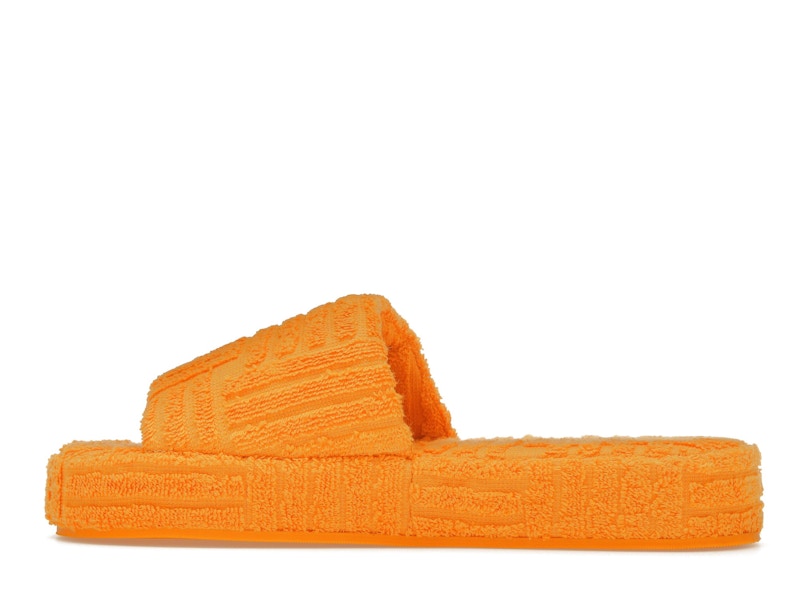 Bottega Veneta Resort Sponge Slide Tangerine