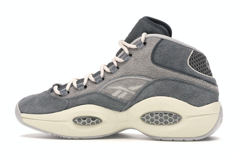 Reebok Question Mid Grey Suede