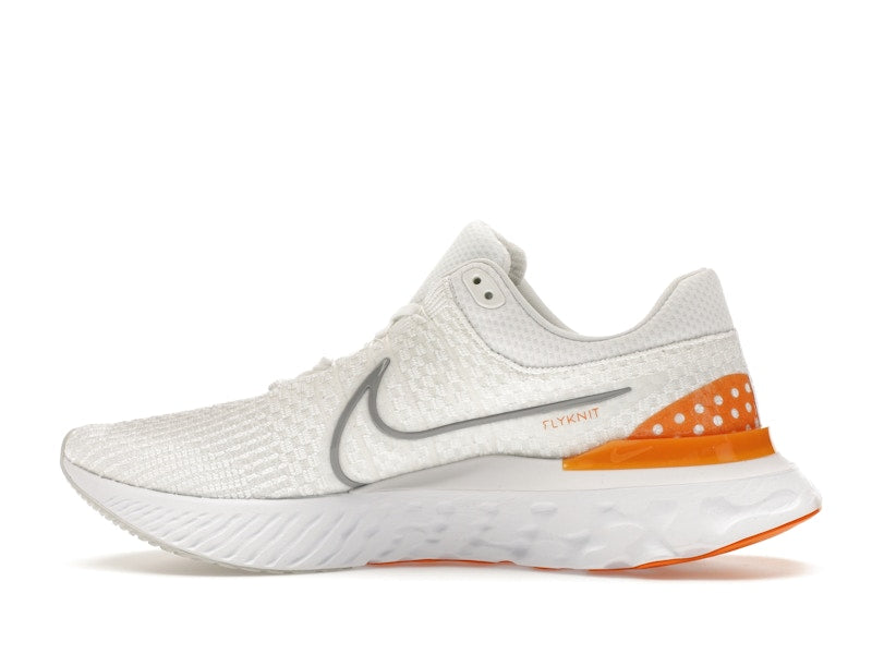 Nike React Infinity Run Flyknit 3 White Grey Kumquat