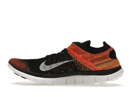 Nike Free Flyknit 4.0 Black Volt Bright Crimson