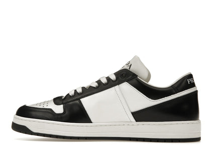 Prada Downtown Low Top Sneakers Leather White Black