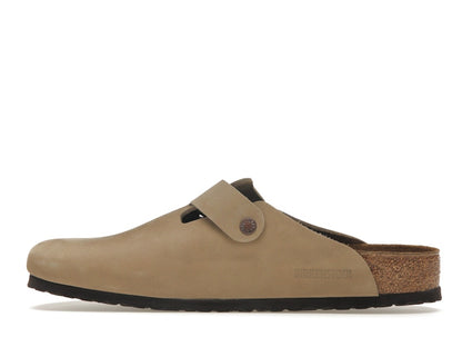 Birkenstock Boston Oiled Leather Tobacco Brown