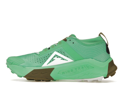 Nike ZoomX Zegama Trail Spring Green Olive Flak Black White