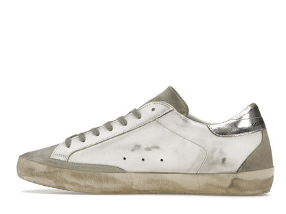 Golden Goose Super-Star White Elecctric Blue Silver