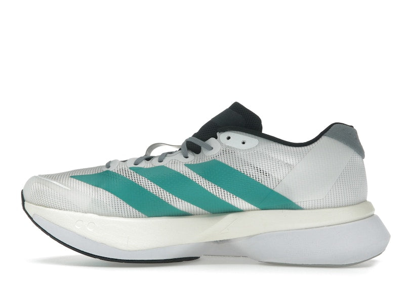 adidas Adizero Boston 13 White Pure Teal