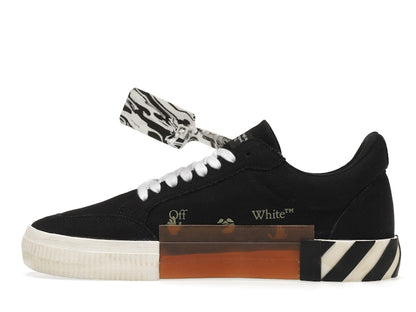 OFF-WHITE Vulc Low Black Light Blue Arrow