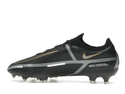 Nike Phantom GT2 Elite FG Black Metallic Dark Grey Metallic Gold
