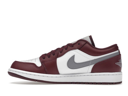 Jordan 1 Low White Bordeaux