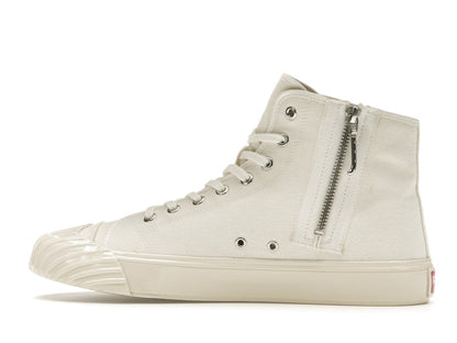 Kenzo School High Top Trainers Tiger Sole Off White