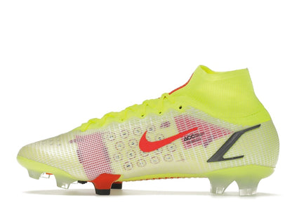 Nike Mercurial Superfly 8 Elite FG Volt Black Bright Crimson